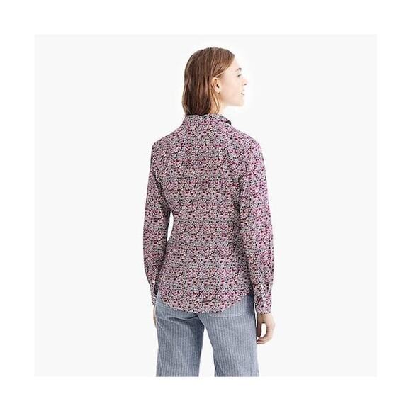 J.Crew x Liberty London Slim Perfect Button Down Shirt Floral Pink Fuchsia – 6 - Picture 3 of 14